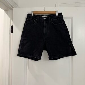 Abercrombie & Fitch Black Jean Shorts